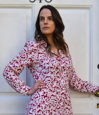 Vestido Josefina Guinda