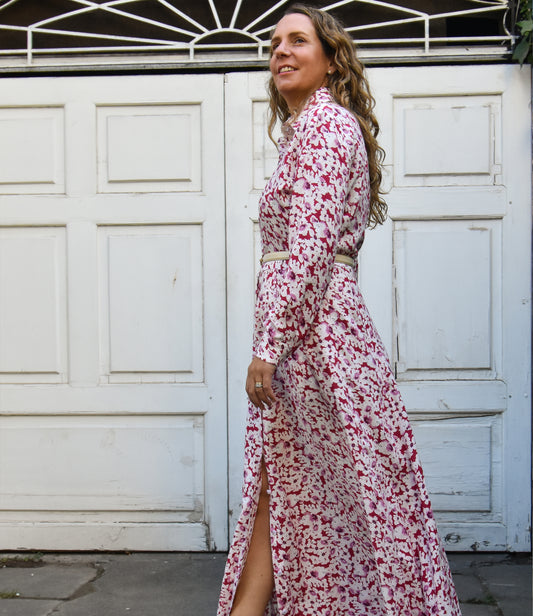 Vestido Josefina Guinda