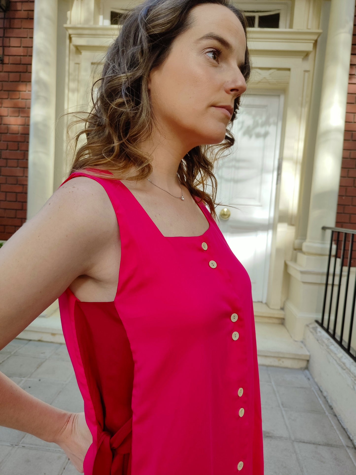 Vestido Amelia fucsia