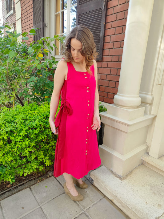 Vestido Amelia fucsia
