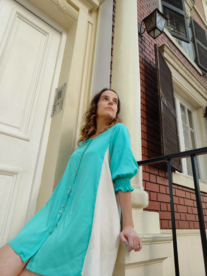 Vestido Clara verde agua