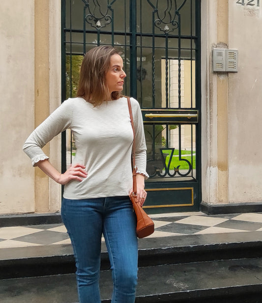 Polera Francisca Beige